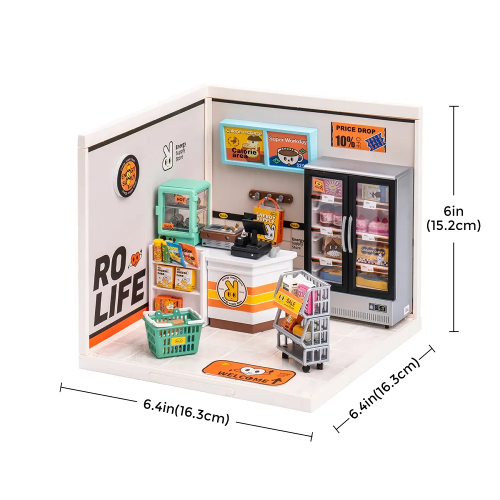 Nendo Addicts - Robotime - Rolife Super Creator Miniature Scene Energy Supply Store