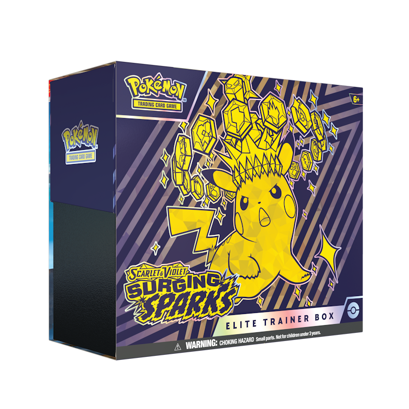 Pokemon Scarlet and Violet Surging Sparks Elite Trainer Box | Nendo Addicts